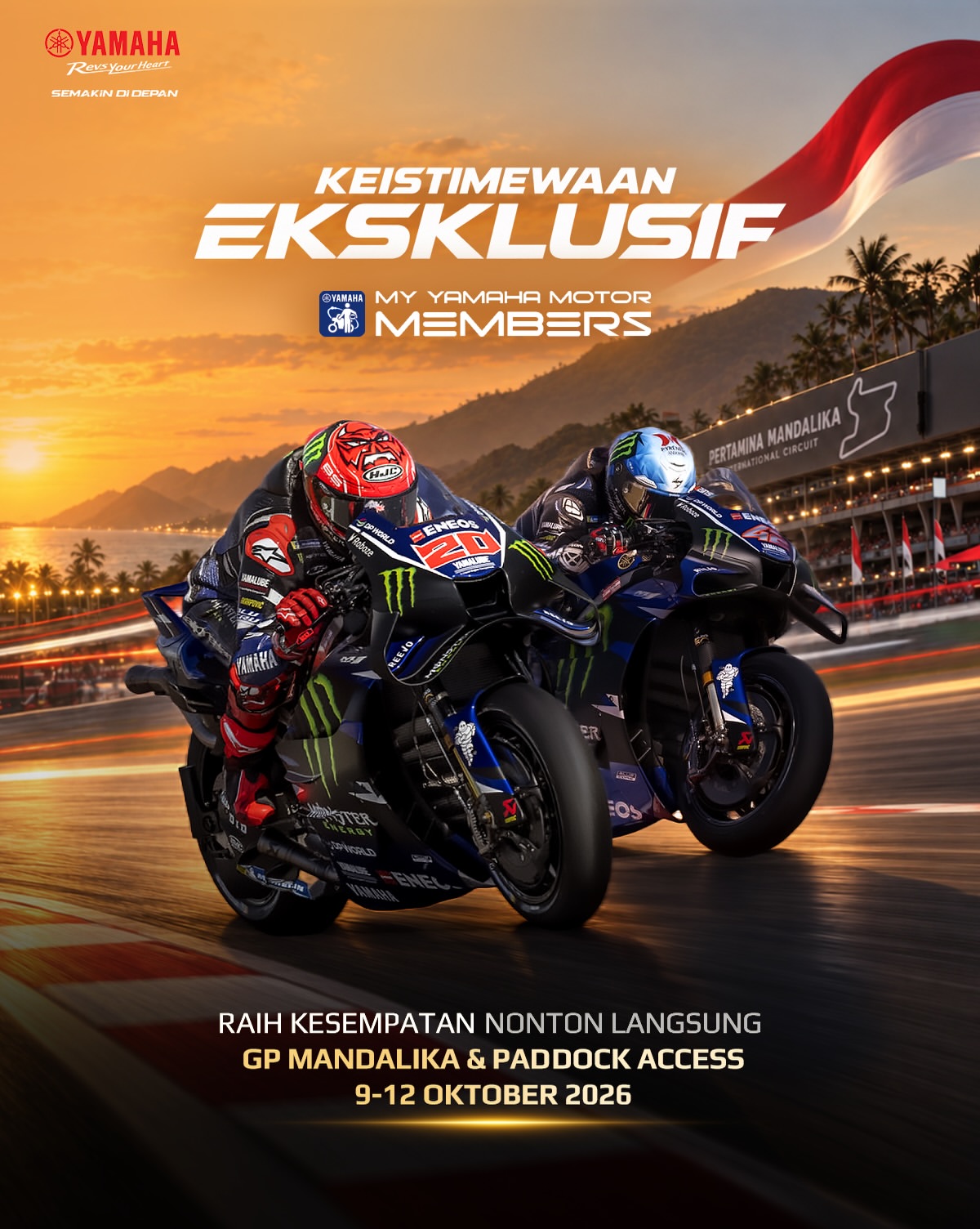 Keistimewaan Eksklusif My Yamaha Members GP Mandalika